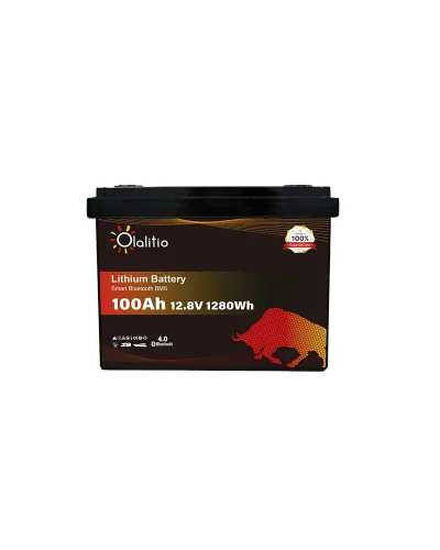 Batería Olalitio LiFePo4 12v 100Ah