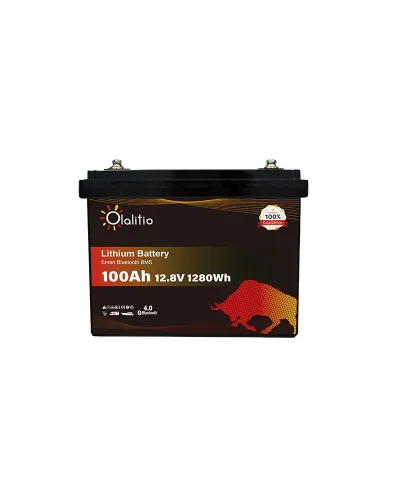 Batería Olalitio LiFePo4 12v 100Ah