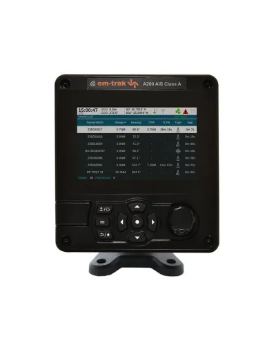 Transceptor AIS em-trak A200 clase A con pantalla